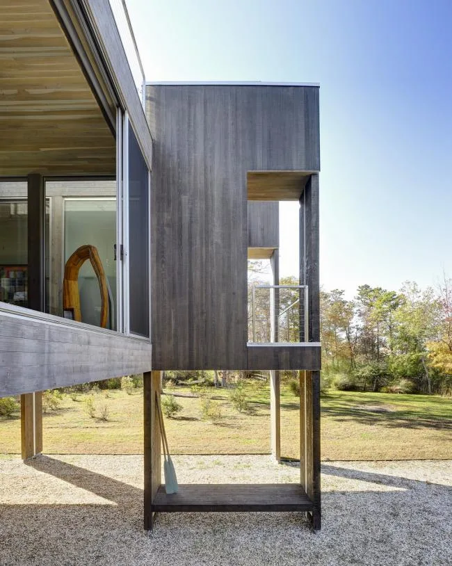 BIM Architecture | Aerial Volume Created by Tall Pile Foundations - Northwest Port Residence/Bates Masi Architects