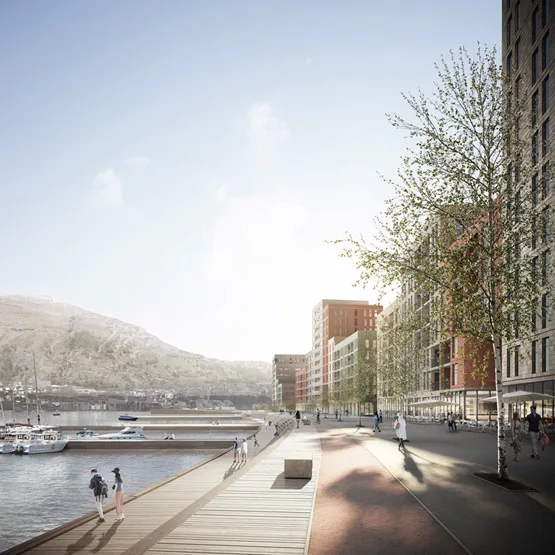 BIM Architecture | Wolfgang Sisterton Design Lake Ecological Village in Norway
