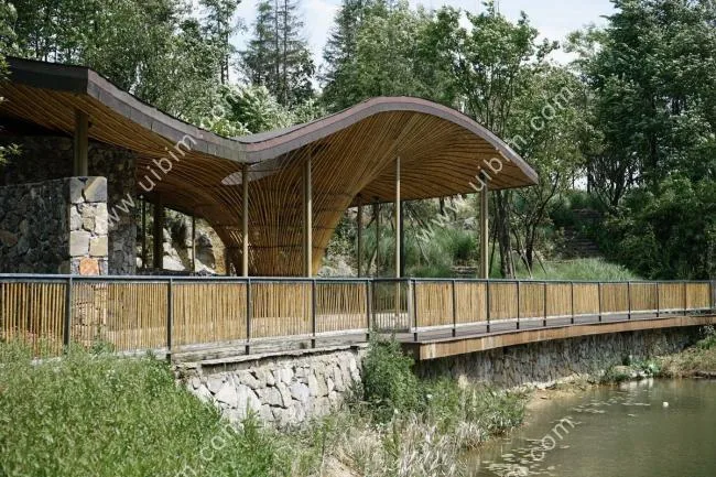 BIM Architecture | Gentle Mountain Wind Blows by: Tea Pavilion in Wulong Guiyuan Town/Weitu Design Agency