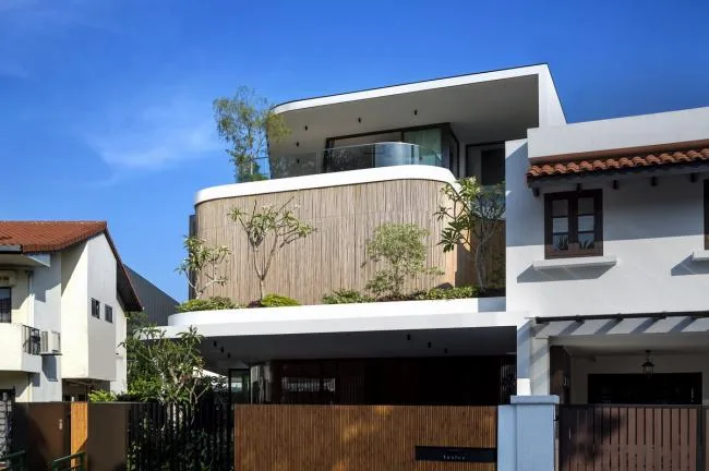 BIM Architecture | Modern Home in the Tropics: "Bamboo Curtain" Residence