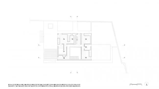 BIM Architecture | Second Floor Plan: NVC Residential/Salworks in Portugal