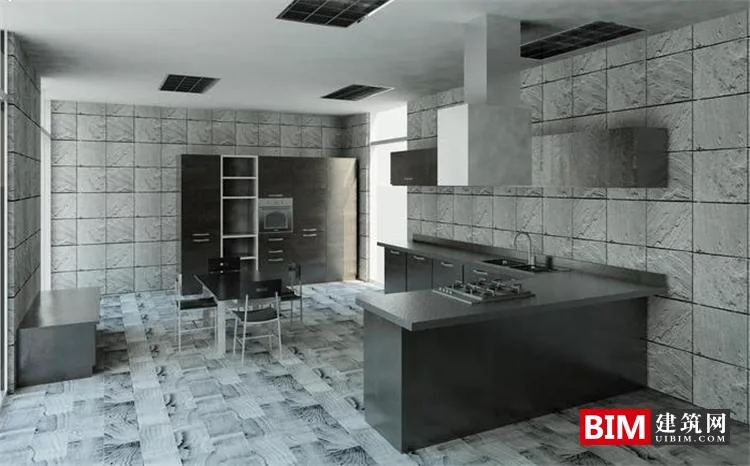 BIM Data | Revit Model - Restaurant Kitchen BIM Model