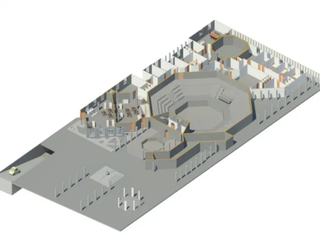 BIM Data | Revit Model - Gymnasium BIM Model