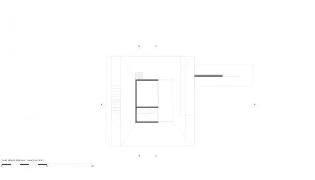 BIM Architecture | Light and Shadow Dance, Simple Forest Dwelling Like Wood and Stone/Luciano Kruk