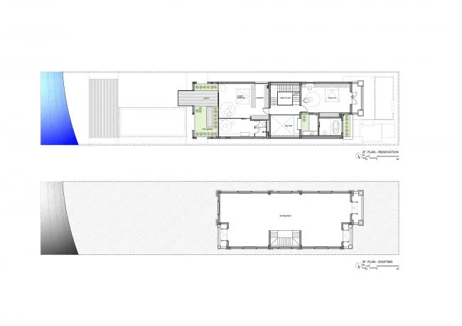 BIM architecture | Creating an indoor courtyard under arched windows and corridors: Vietnam AD8 Villa/Nemo Studio