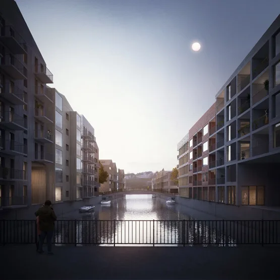 BIM Architecture | Wolfgang Sisterton Design Lake Ecological Village in Norway