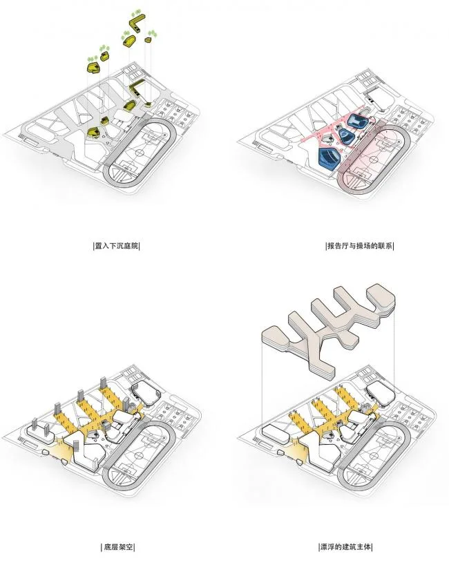 BIM Architecture | Floating Stereoscopic Campus - Zhejiang University School of Education Affiliated Middle School/Zhejiang University Architectural Design and Research Institute Co., Ltd
