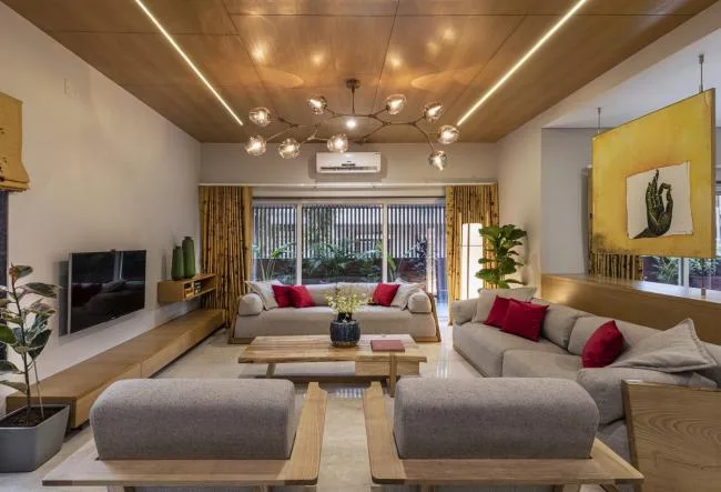 BIM Architecture | Passionate like fire, introverted like a plow ox: India's 'Red Box' Home/The Grid Architects