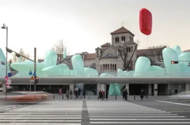 SKNYPL Unveils Inflatable Roof Garden Design for Seoul Using BIM Architecture-BIM WORLD