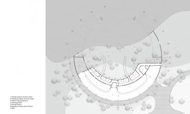 BIM Architecture | Chengdu Giant Panda International Research and Breeding Center Panda Pavilion Proposal/EID Architecture Firm
