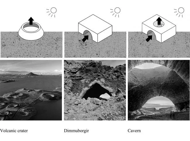 BIM Architecture | Iceland Black Lava Visitor Center Scheme Design