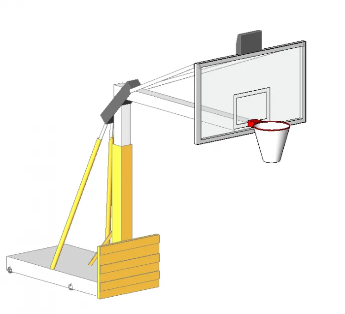 BIM Data: Revit Family Library for Basketball Stands (.rfa)