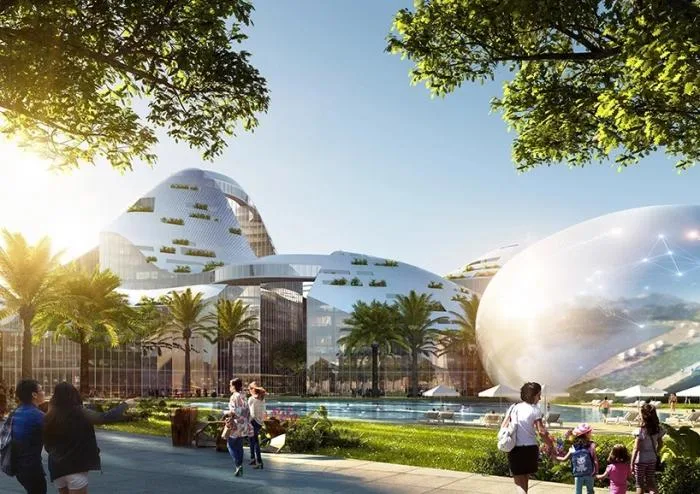 BIM Architecture | MVRDV Shenzhen Tencent Park Bidding Proposal - A Rolling Mountain Range