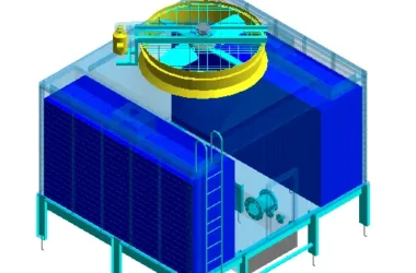 BIM Data: Revit Family Library for Cooling Towers (.rfa)-BIM WORLD