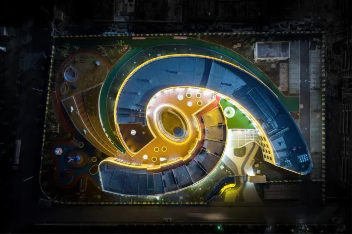 BIM Architecture | A "Conch Castle" Resting by the Sea: Dafu Bilingual Kindergarten/Shanghai Sixu Architectural Planning and Design