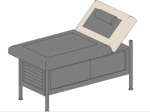 BIM Data: Revit Family Library for Backrest Massage Chair (.rfa)