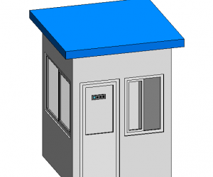 BIM Data: Revit Family Library – Guard Room (.rfa)-BIM WORLD