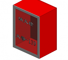 BIM Data: Fire Box Revit Family Library (.rfa)-BIM WORLD