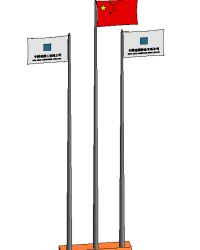 BIM Data: Revit Family Library for Outdoor Flagpoles (.rfa)-BIM WORLD