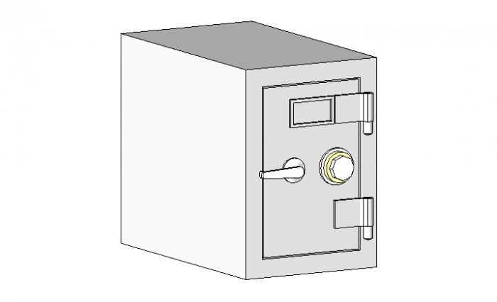 BIM Data: Revit Family Library - Security Safe Family Files