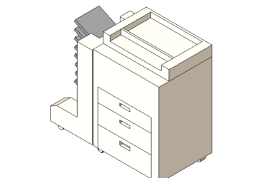 BIM Data: Revit Family Library - Copier Family File (.rfa)-BIM WORLD