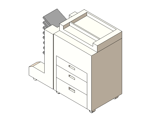 BIM Data: Revit Family Library - Copier Family File (.rfa)