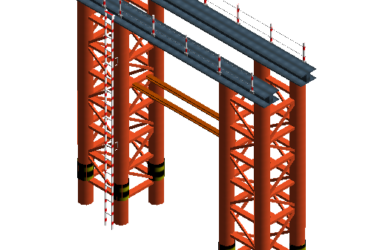 BIM Data: Revit Family Library Featuring Tire Frame Ladder (.rfa)-BIM WORLD