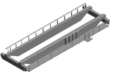 BIM Data: Revit Family Library for Car Crane Rail (.rfa)-BIM WORLD