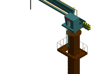 BIM Data: Revit Family Library for Automatic Rotating Cloth Machine (.rfa)-BIM WORLD