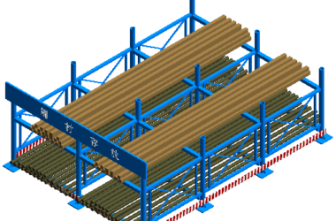 BIM Data: Revit Family Library for Material Turnover Shelves (.rfa)-BIM WORLD