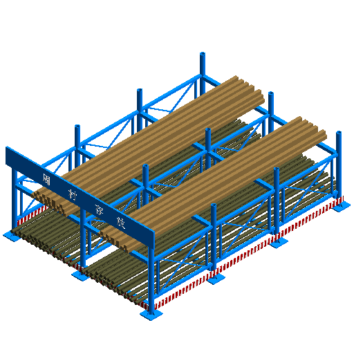 BIM Data: Revit Family Library for Material Turnover Shelves (.rfa)