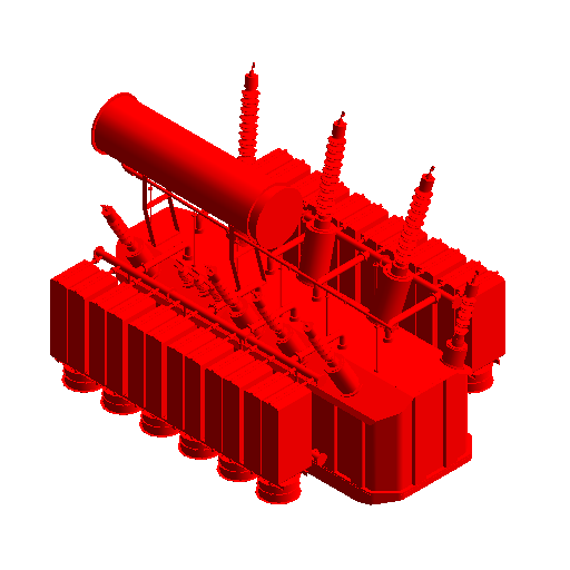 BIM Data: Revit Family Library for Power Transformer Models (.rfa)