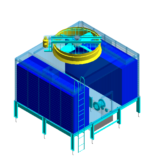 BIM Data: Revit Family Library for Cooling Towers (.rfa)