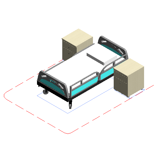 BIM Data: Revit Family Library – Bed.rfa