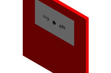 BIM Data: Revit Family Library for Manual Alarm Button (.rfa)-BIM WORLD