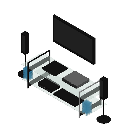 BIM Data: Revit Family Library for Home Cinema Ionic TV