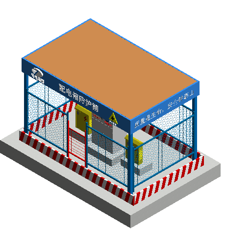 BIM Data: Revit Family Library - Electrical Box Protective Shed.rfa