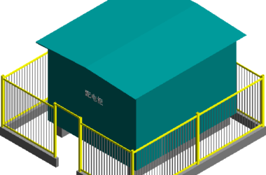 BIM Data: Revit Family Library – Distribution Room with Edge.rfa-BIM WORLD