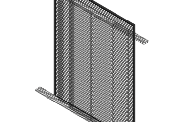BIM Data: Revit Family Library – Four-Panel Split Door Elevator Model (.rfa)-BIM WORLD