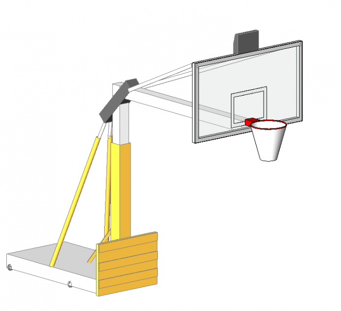 BIM Data: Revit Family Library for Basketball Stands (.rfa)