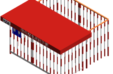 BIM Data: Revit Family Library for Tower Crane Distribution Box and Protection (RFA)-BIM WORLD
