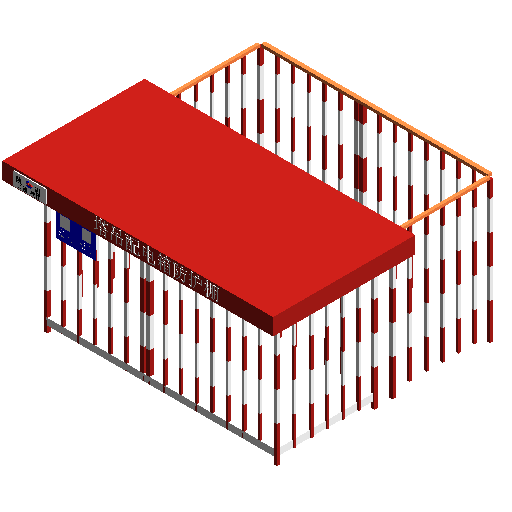 BIM Data: Revit Family Library for Tower Crane Distribution Box and Protection (RFA)