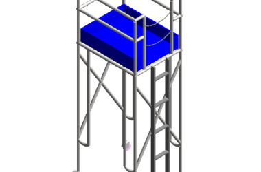 BIM Data: Revit Family Library for Mobile Scaffolding (.rfa)-BIM WORLD