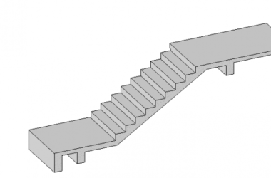 BIM Data: Revit Family Library for Structural Staircases (.rfa)-BIM WORLD