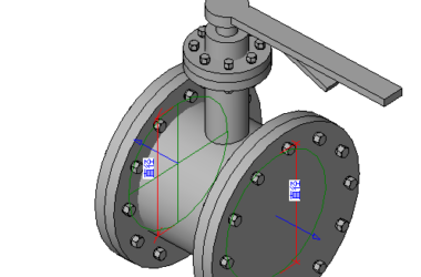 BIM Data: Revit Family Library for Flanged Signal Butterfly Valves (.rfa)-BIM WORLD