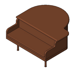 BIM Data: Revit Family Library – FURN_Decorations – Music Box_008.rfa-BIM WORLD
