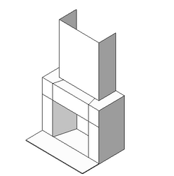 BIM Data: Revit Family Library – Fireplace Model 1 (.rfa)-BIM WORLD