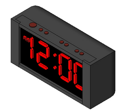 BIM Data: Revit Family Library – Alarm Clock (.rfa)-BIM WORLD