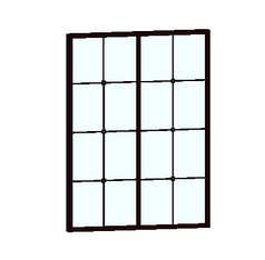 BIM Data: Revit Family Library - TOIL_Partition_003.rfa-BIM WORLD