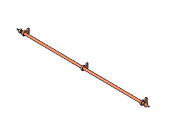 BIM Data: Revit Family Library – FURN_Curtain Rod (Single Rod with Retractable Curtains) _001.rfa-BIM WORLD